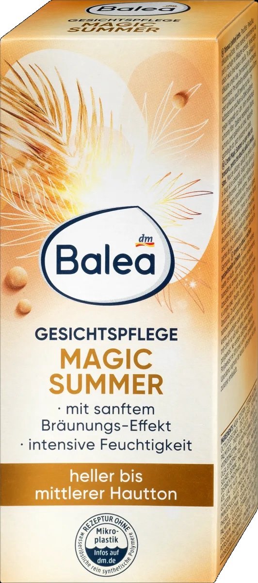 Balea Magic Summer Zelfbruiner gezicht - Gezichtsbruiner creme - Gelaatsbruiner - Lichte tot medium huiteint - 50 ml – foto 6