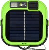 Benson Survival powerbank met lamp - zonne-energie - oplaadbaar - groen - preppen/noodpakket/outdoor/vakantie