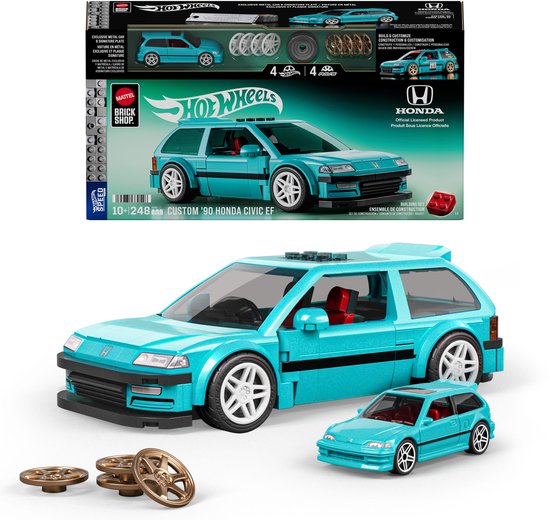 Mattel Brick Shop Hot Wheels Custom ’90 Honda Civic EF
