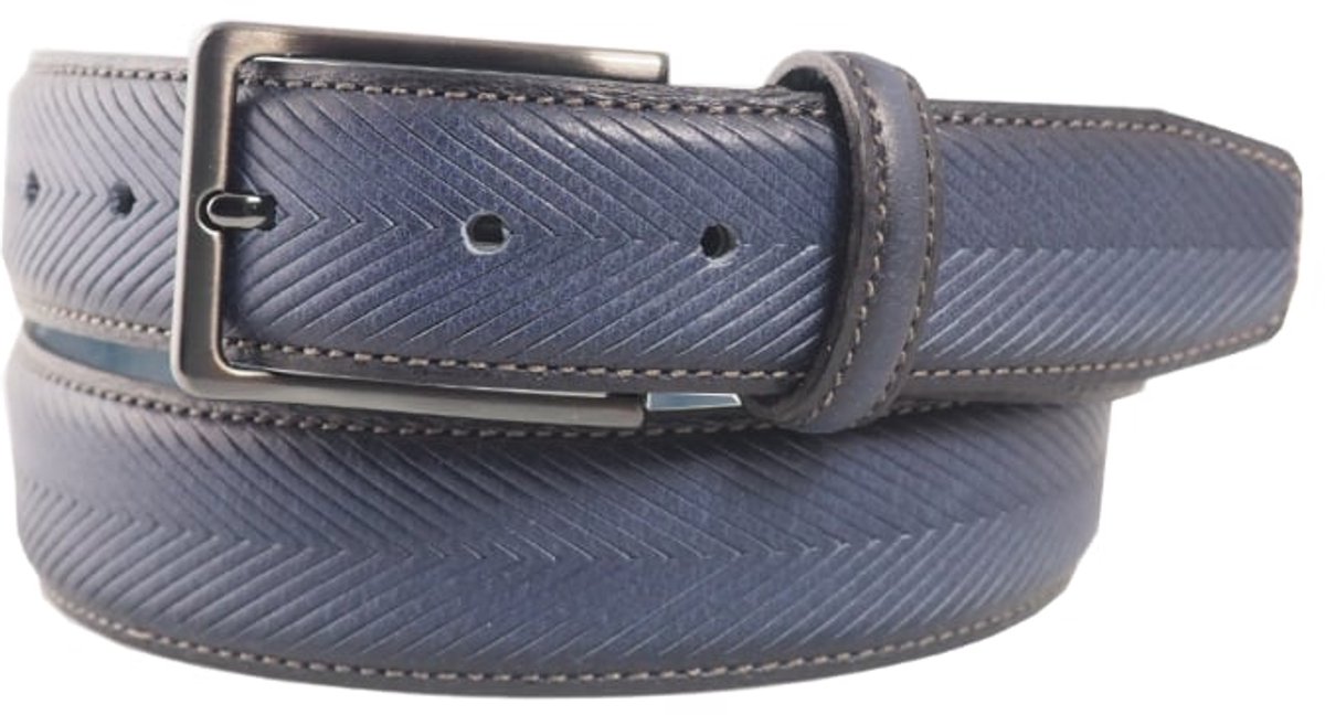 Classic Riem Structuur Blauw 330075