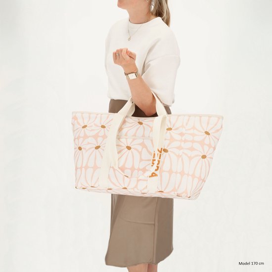 Zebra Trends Elise Strandtas - Natgoedvak - Ritsvak - Praktisch - Stijlvol - Retro Bloom