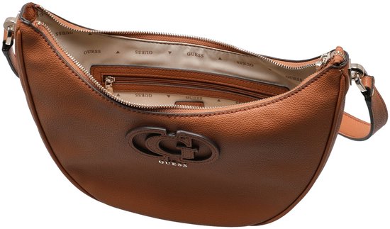 GUESS Sac à épaule Calebra Hobo Shoulder Bag Cognac Brun