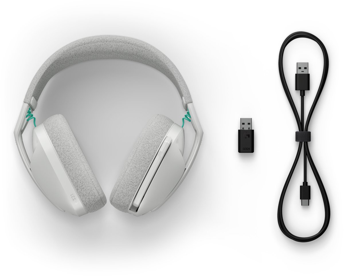 Logitech G G321 LIGHTSPEED - Draadloze Game Headset - Wit — afbeelding 5