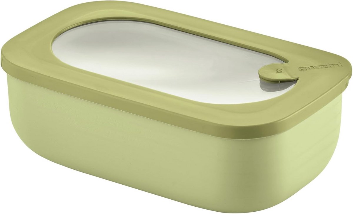 Luchtdichte Rechthoekige Hermetische Container voor Koelkast en Diepvries - Avocadogroen, 900 ml