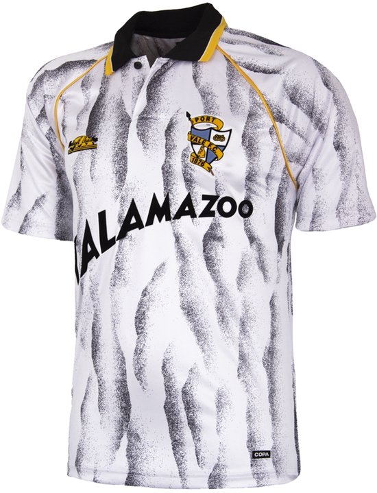 COPA - Port Vale F.C. 1991/92 Maillot de Football Rétro - Hommes - Blanc - L
