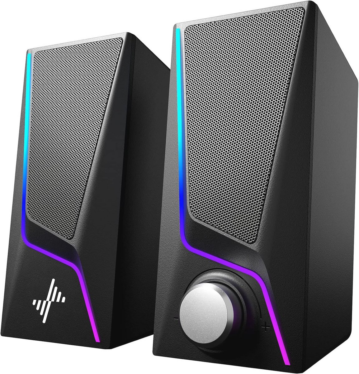 Dynamische RGB Computerluidsprekers voor Desktop met Bluetooth en 3,5 mm Aansluiting