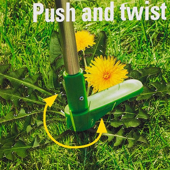 Handmatige Onkruidverwijderaar - Tuin Tool met Draai en Trek Mechanisme, 100 cm van Merkloos	 — afbeelding 5