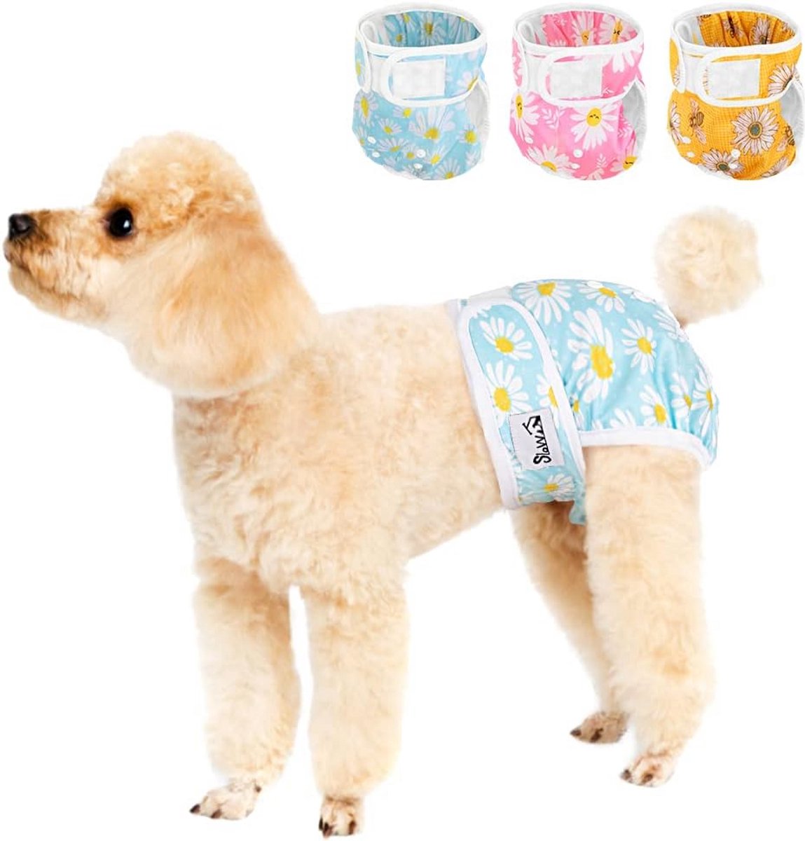 Herbruikbare hondenluiers voor vrouwelijke honden - Absorberende en comfortabele saniteitsoplossing