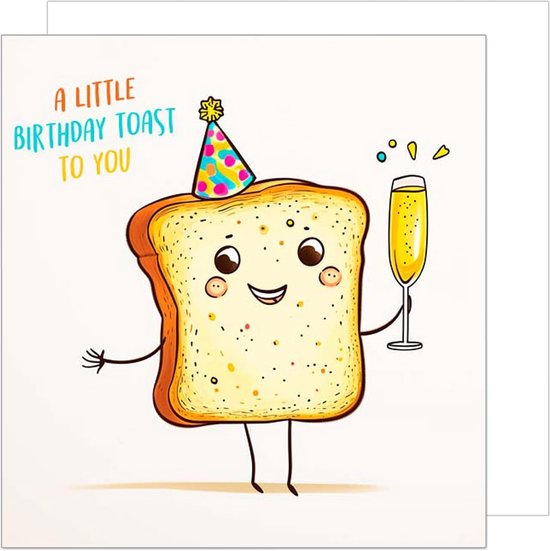 Premium vierkante verjaardagskaart met envelop - Happy Birthday ...