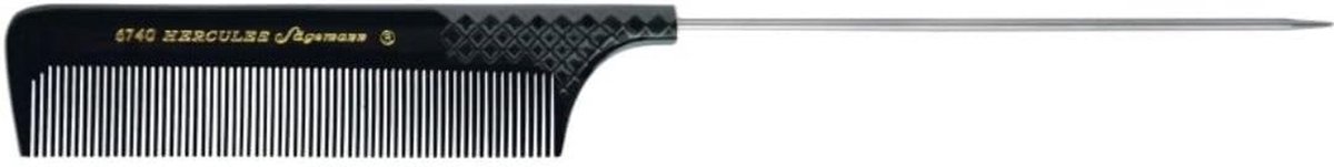 Fijne metalen pin staart kam 23,5 cm - Professionele haar styling tool