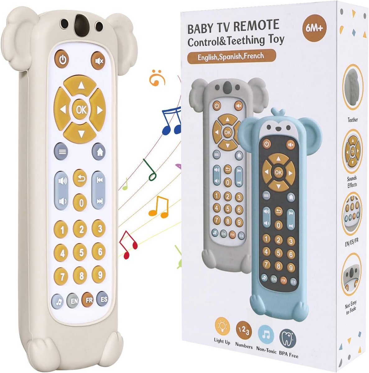 Educatief Muziekspeelgoed met Afstandsbediening voor Baby's - Sensorisch Klankspeelgoed voor Peuters