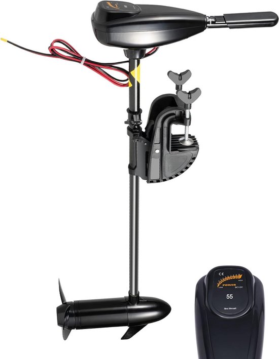 Puissant Moteur HorsBord Électrique 12V 36kg de Poussée pour Bateaux — free download