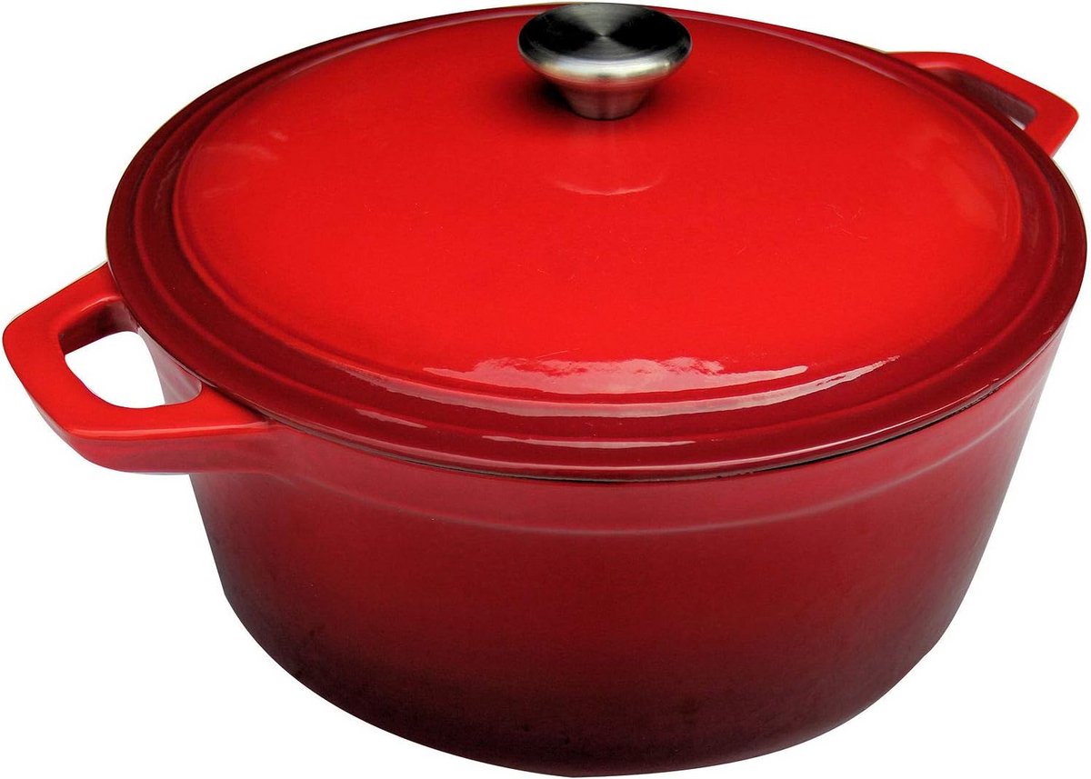 Emaileerij Kookpan 24 cm - 3.5 L Geschikt voor Oven en Grill