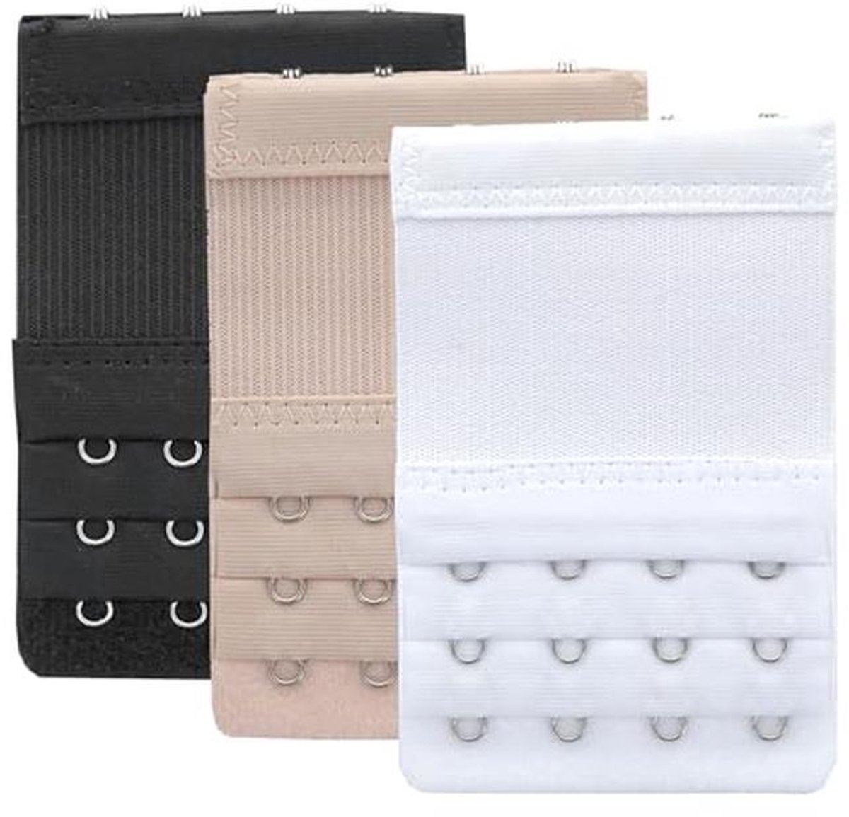 Beha-verlengingen set van 6 - Zachte en elastische extender voor meer comfort