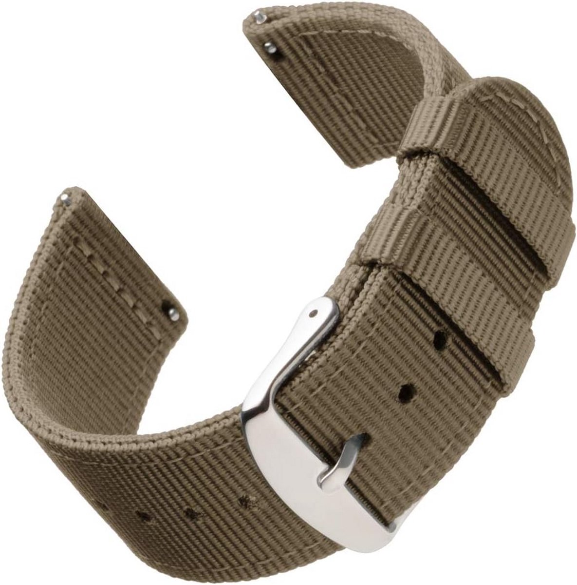 Militaire Stijl Horlogeband Nylon Quick Release - Waterdicht en Snel Wisselbaar