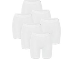 Lange Dames Boxershorts (3 of 6 Stuks) Naadloos Ondergoed met Hoge Taille van Zijdezachte Bamboevezel