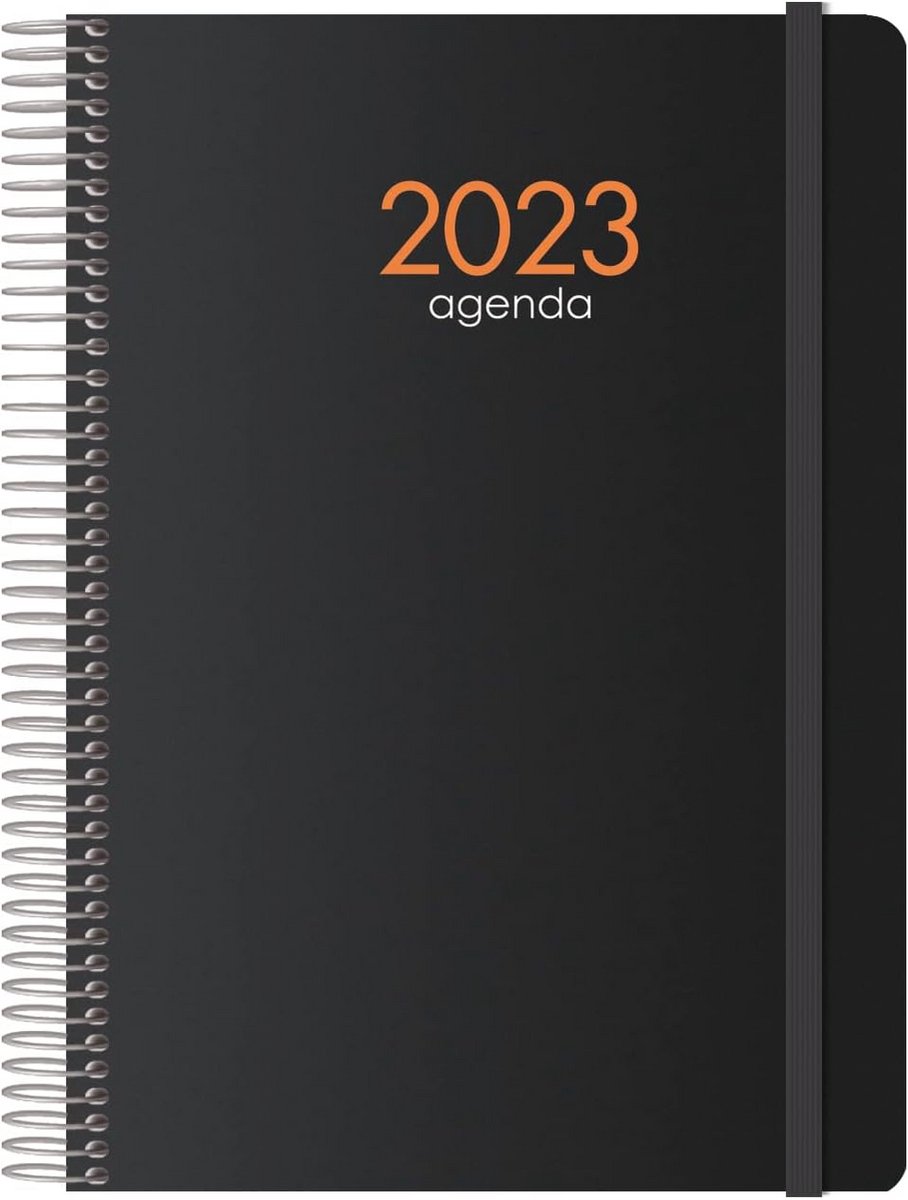 Dagplanner 15 x 21 cm - Zwart