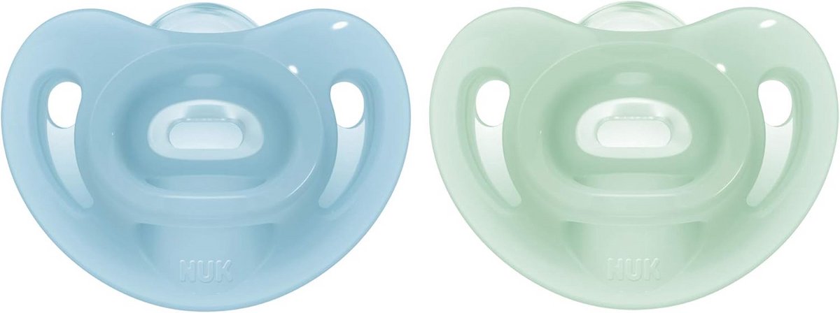 Zachte Silikon Fopspeen voor Baby's | 6-18 maanden | BPA-vrij | 2 Stuks | Ideaal voor Gevoelige Huid