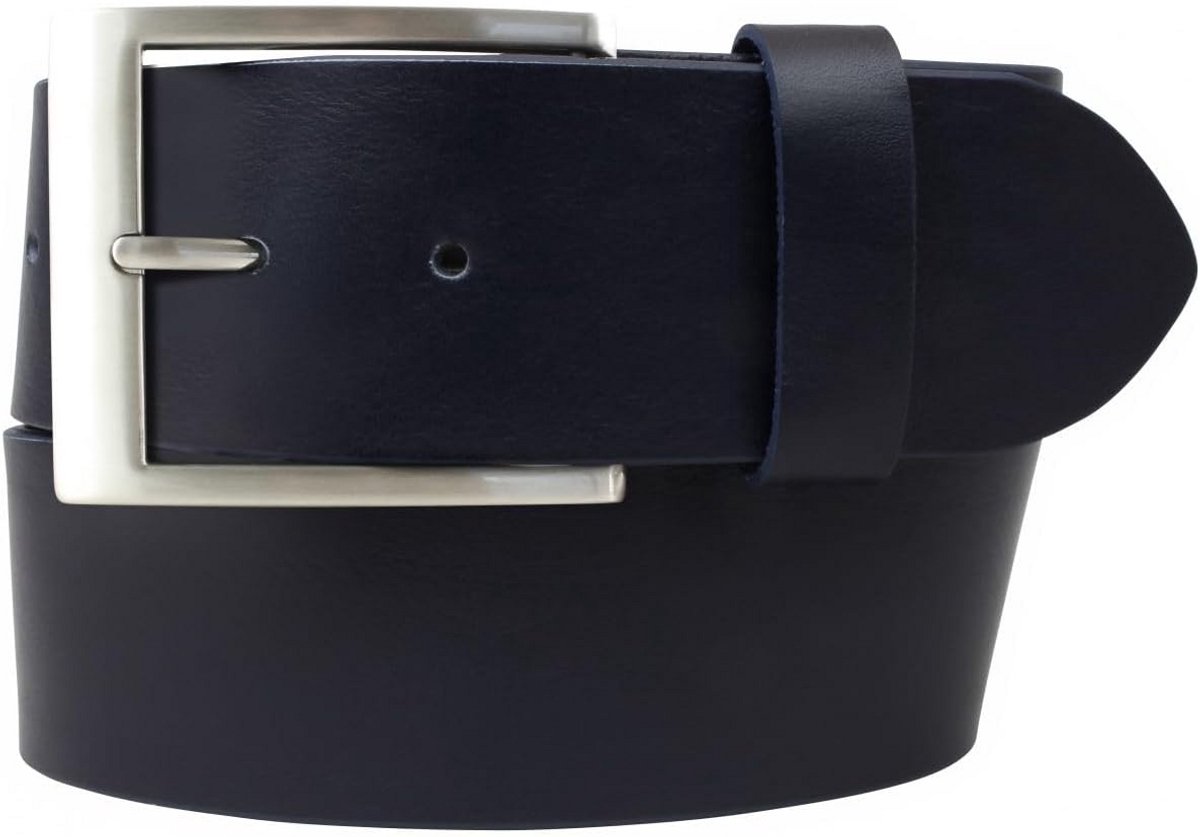 Brede Leren Herenriem 5 cm - Volnerf Rundleer Jeansriem