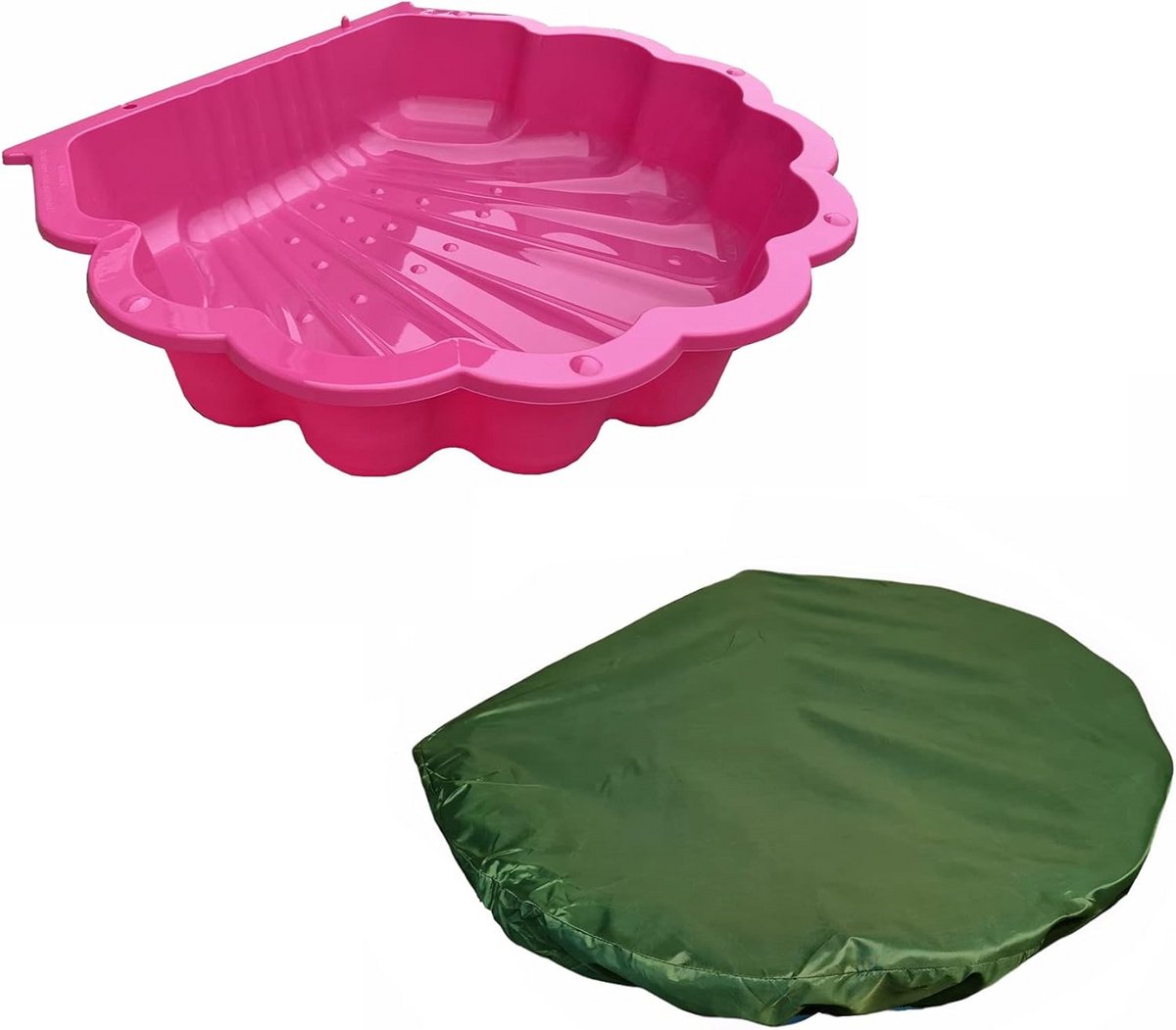 Zand- en Water Shell voor Kinderen met Zeil 1 stuk (Roze)