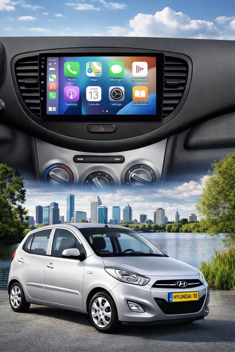 ADIVOX 9 inch T1 geschikt voor Hyundai i10 2008-2013 Android 15 CaPlay/Auto/RDS/DSP/DAB+