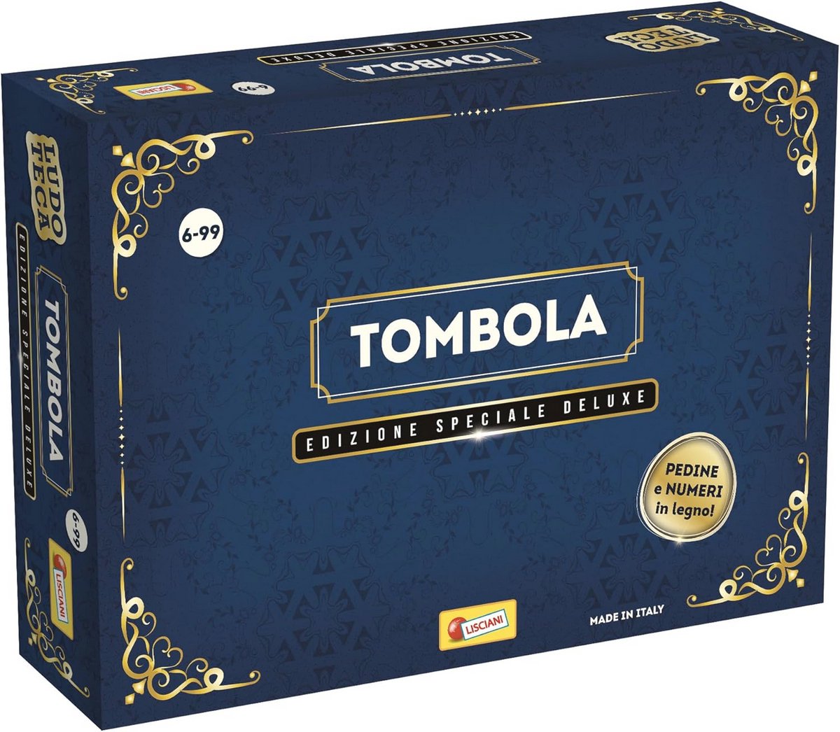 Tombola Spel voor Gezinnen - Houten Cijfers met Fluwelen Zakje
