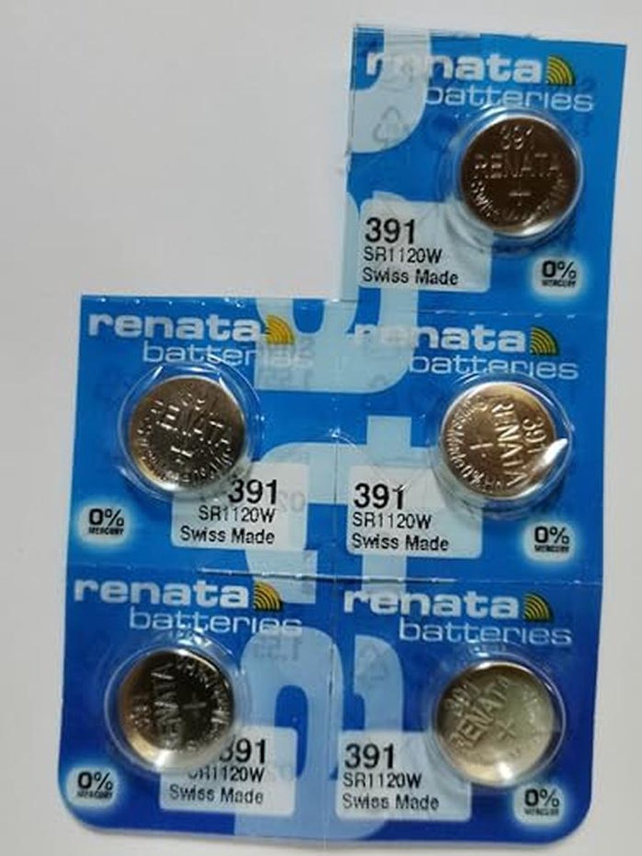 Horloge batterij strip - 5 stuks - 60 mAh