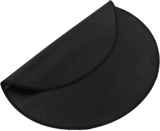 Ronde vuurvaste onderlegger, 120 cm, hittebeschermingsmat, 1093 °C brandwerende mat, 3 lagen siliconen gecoat, waterdicht, opvouwbare brandbeschermingsmat voor vloer, terras, gazon (122 cm Ronde vuurvaste onderlegger, 120 cm, hittebeschermingsmat, 1093 °C brandwerende mat, 3 lagen siliconen gecoat, waterdicht, opvouwbare brandbeschermingsmat voor vloer, terras, gazon (122 cm