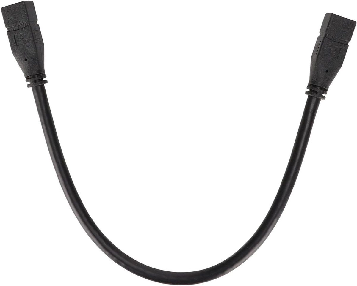 Beufee Mini displayport Cable to hdmi, Mini dp Female-Female Extension Cable 0.3m Mini displayport Cable for Computer