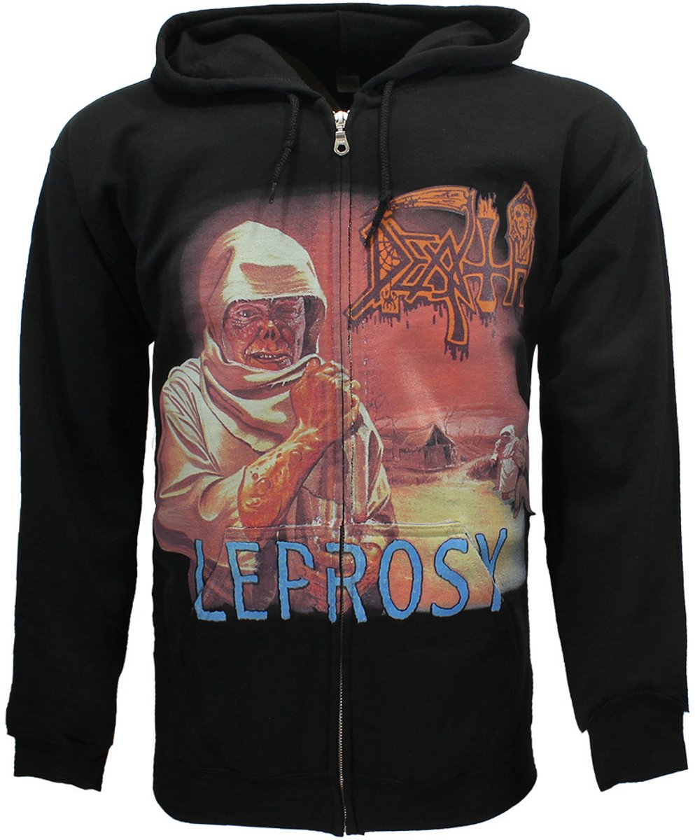 Death Leprosy Album Zipper Hoodie Vest - Officiële Merchandise - XXL