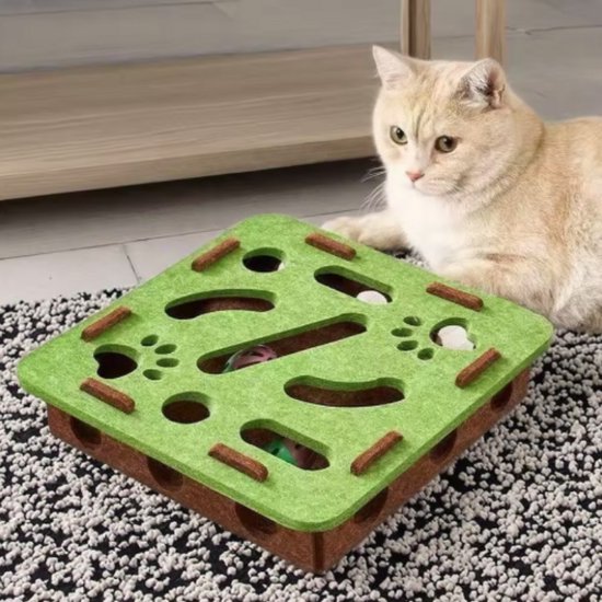 KiddyCat® Smart speelbal automatisch voor katten (blauw KiddyCat® Smart speelbal automatisch voor katten (blauw