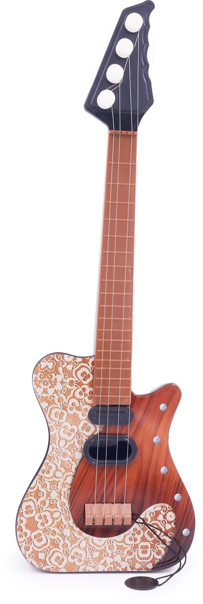 Zoem - Speelgoed Rockgitaar Klein - Muziek - Kindergitaar - Speelgoedgitaar - Muziekinstrument - Gitaar - Cadeau - Kado