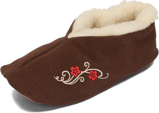 100% Zuiver merino wollen sloffen, hoog model Gemeleerd 100% Zuiver merino wollen sloffen, hoog model Gemeleerd