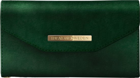 iDeal of Sweden Mayfair Clutch Velvet Green iPhone Xr bol