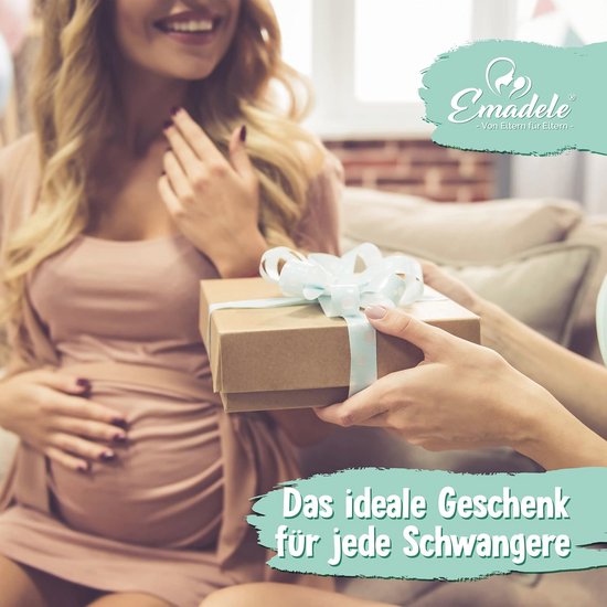 Handgemaakte lichtgrijze paspoorthoes voor moeder en kind - Olifant design — afbeelding 5