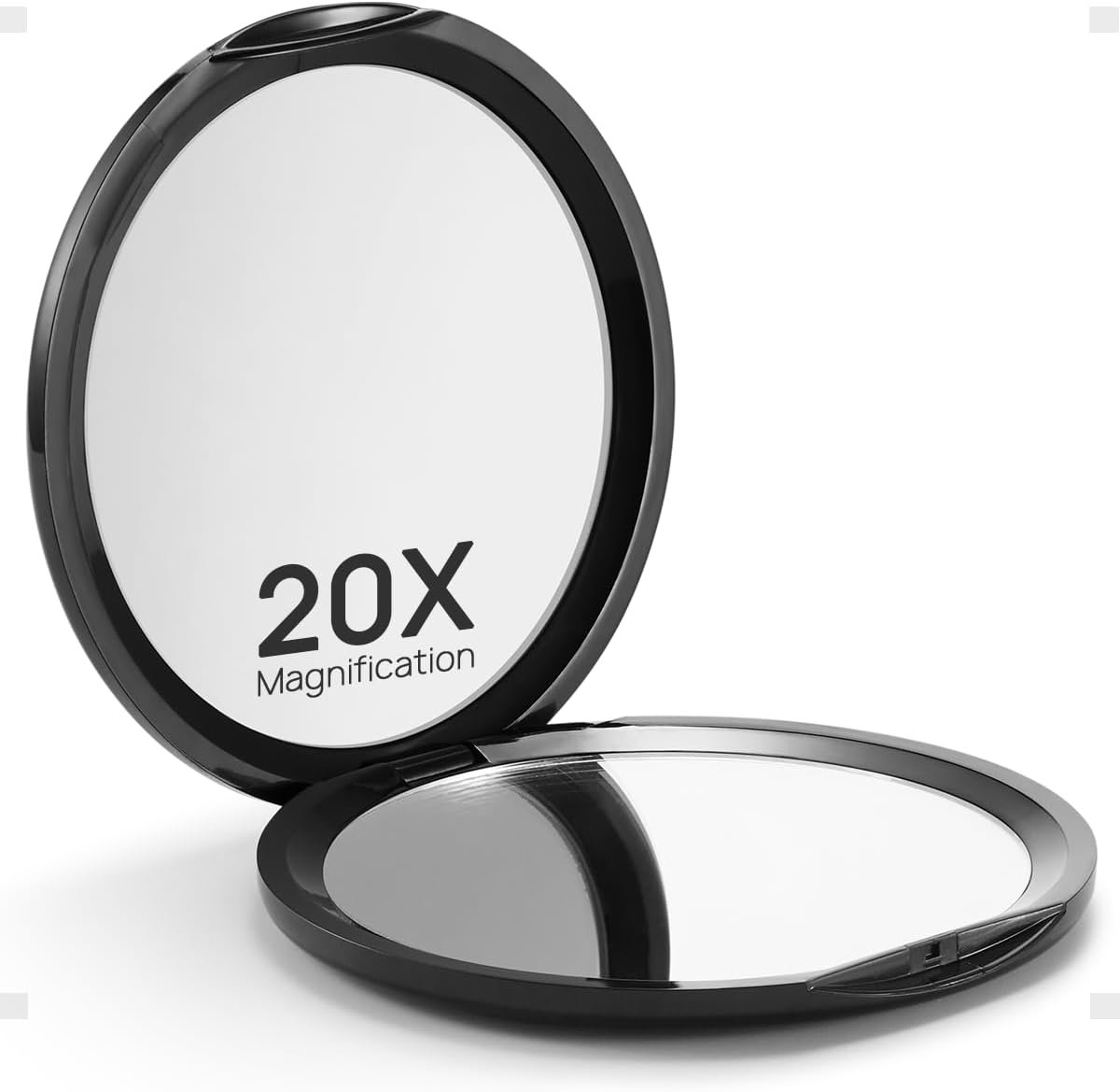 Compacte 3 Inch Spiegel voor Make-up en Reizen - 1X/20X Vergrotende Spiegel