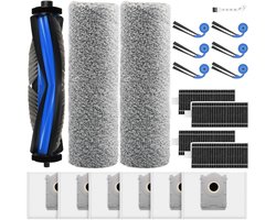 GELLDG 20-delige accessoirekit geschikt voor Ecovacs Deebot X9 PRO Omni / X11 PRO Omni robotstofzuigers - inclusief 1 hoofdborstel, 6 stofzakken, 2 dweilborstels, 4 filters, 6 zijborstels en 1 reinigingsborstel