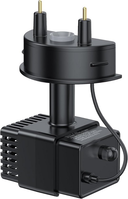 TOMXCUTE Vervangingspomp Voor Kattendrinkfontein – Ultra Stille 25dB, Met Lichtschakelaar, USB, Geschikt Voor Glazen Fonteinen