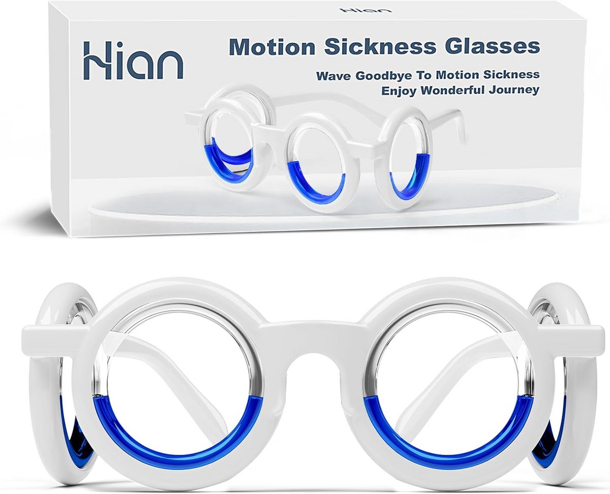 Anti-Motion Sickness Smart Bril - Ultralichte draagbare bril tegen misselijkheid