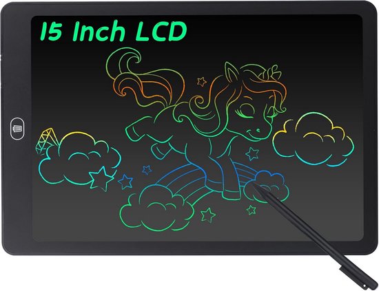 Electight 2-pack LCD-tekenbord Voor Kinderen – 40 Cm, Herbruikbaar, Met Wis- En Vergrendelknop, Educatief Cadeau