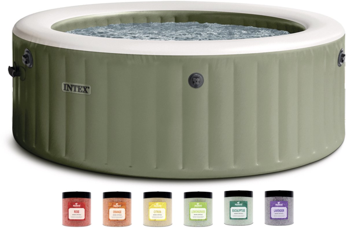 Intex PureSpa Bubble Massage 4 p. + Aquatural Set Aroma - Intex - €545,00