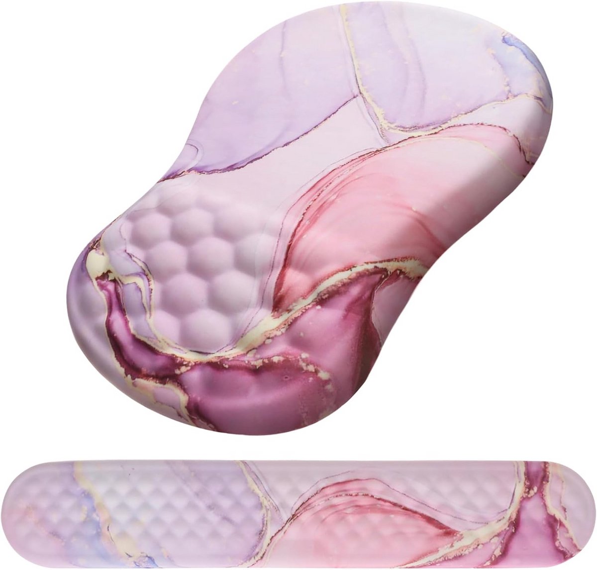Ergonomische Polssteun en Muismat 2-in-1 – Antislip Toetsenbord Accessoire voor Comfortabel Typen