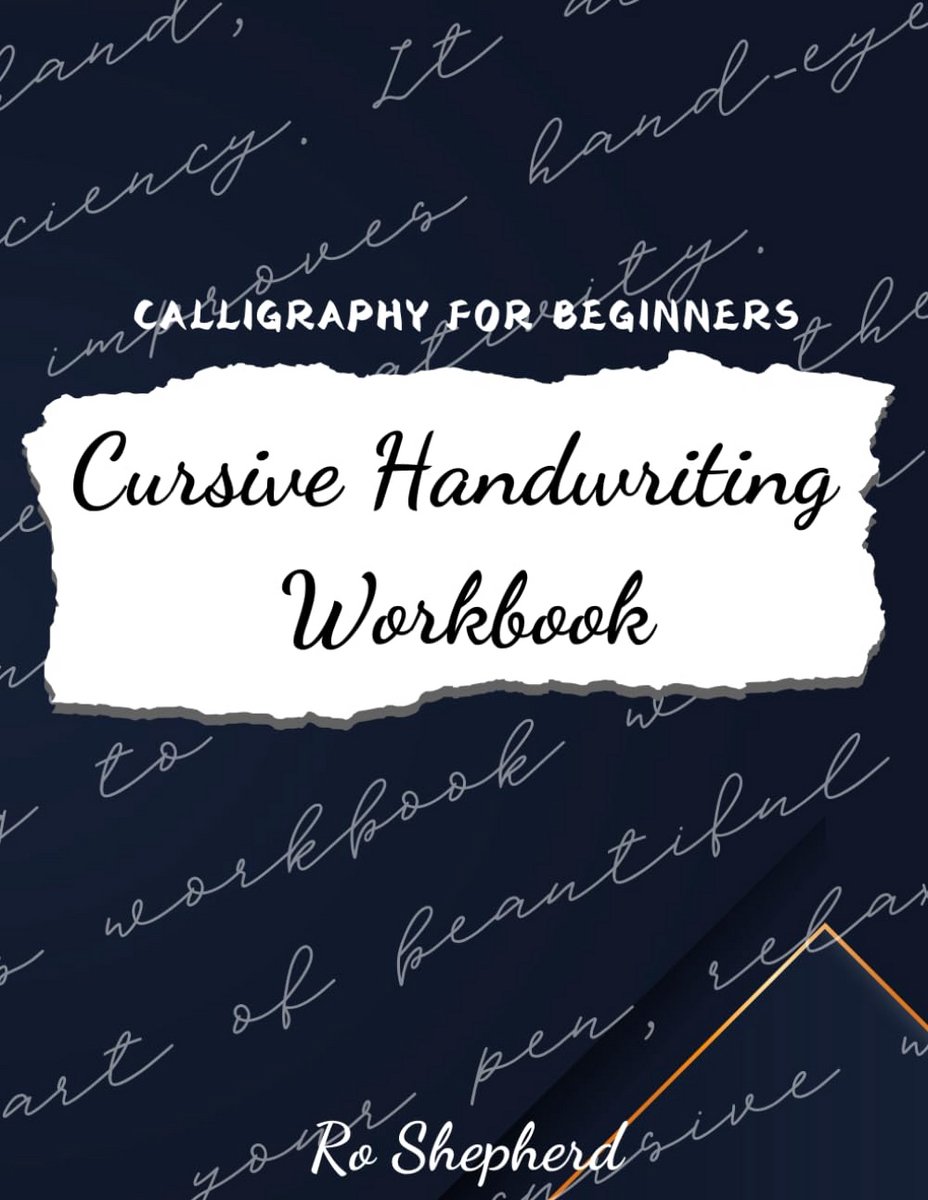 Leer Cursief Schrijven Werkboek - Kalligrafie Voor Beginners Oefeningen
