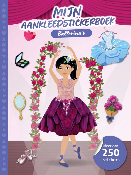 Mijn aankleedstickerboek: Ballerina's - cover