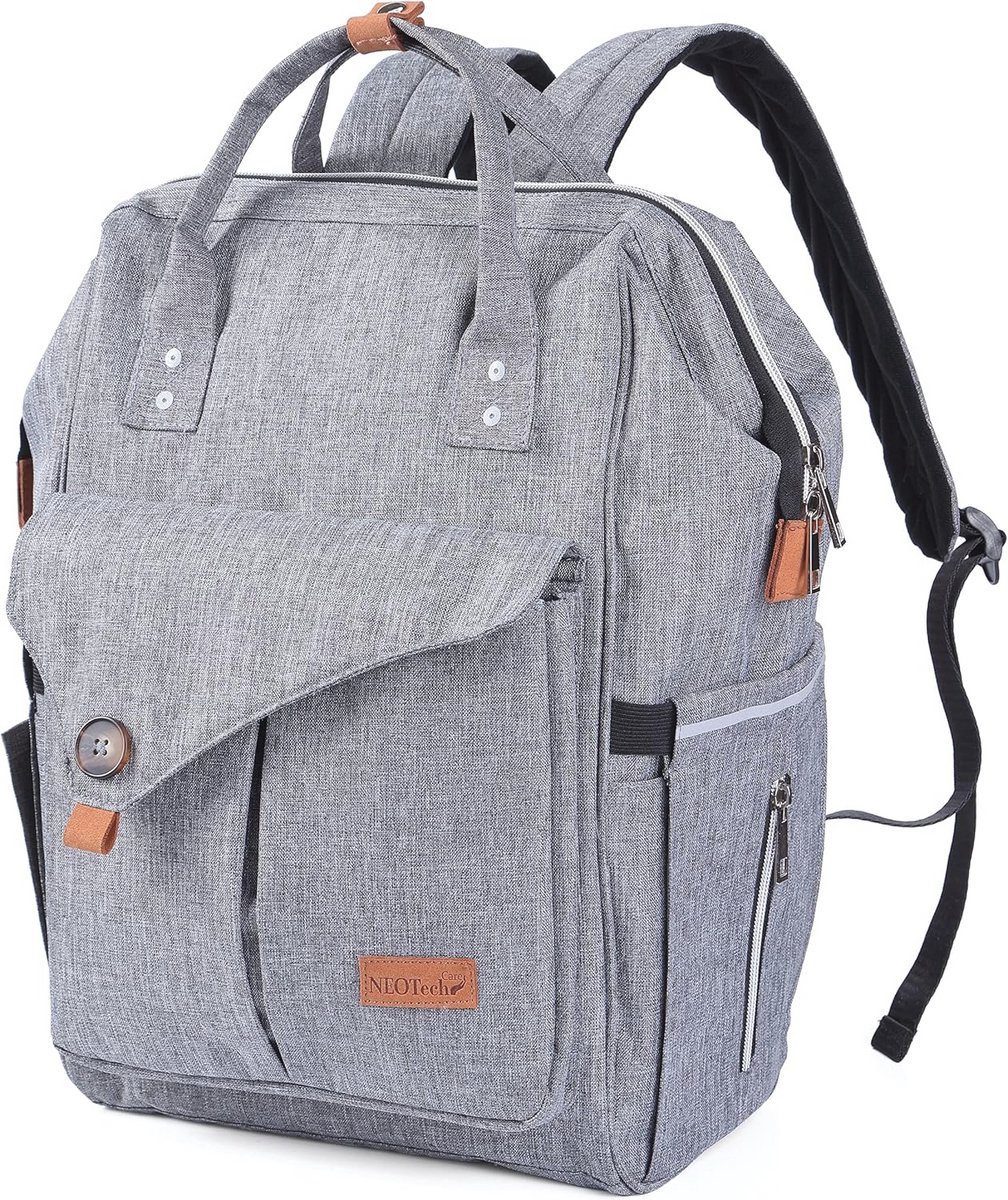 Luiertas Rugzak - Baby tas - Baby verzorging - Brede opening - 43 cm - Uniseks