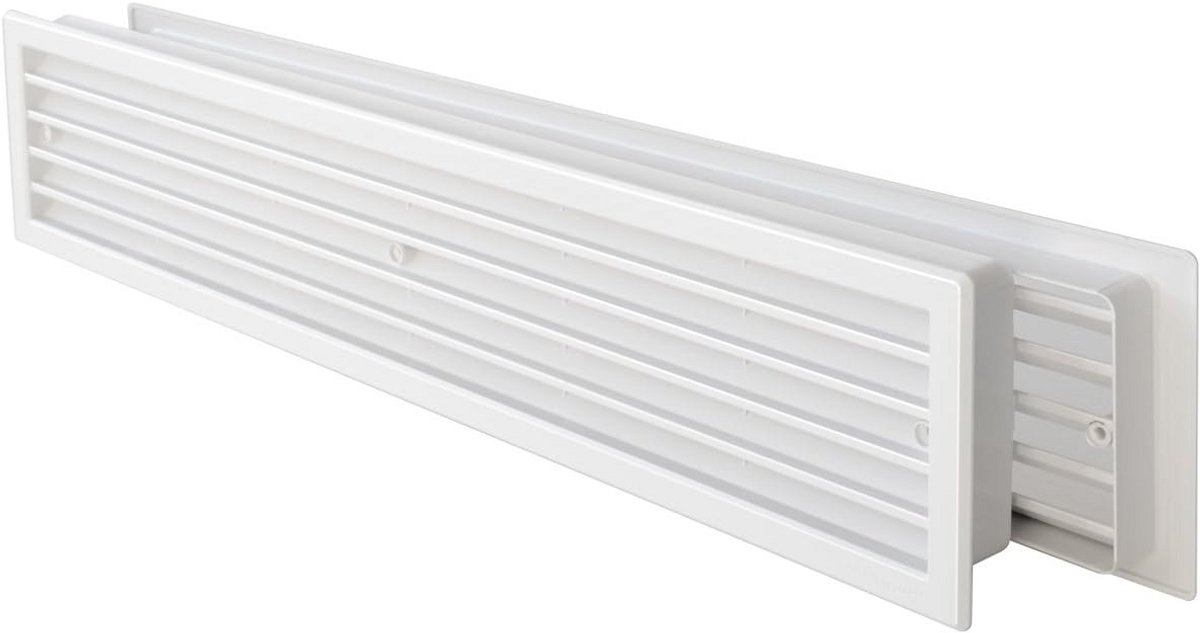 Rechthoekig Telescooprooster van Kunststof 452 x 90 mm - Duurzaam en 100% Recyclebaar