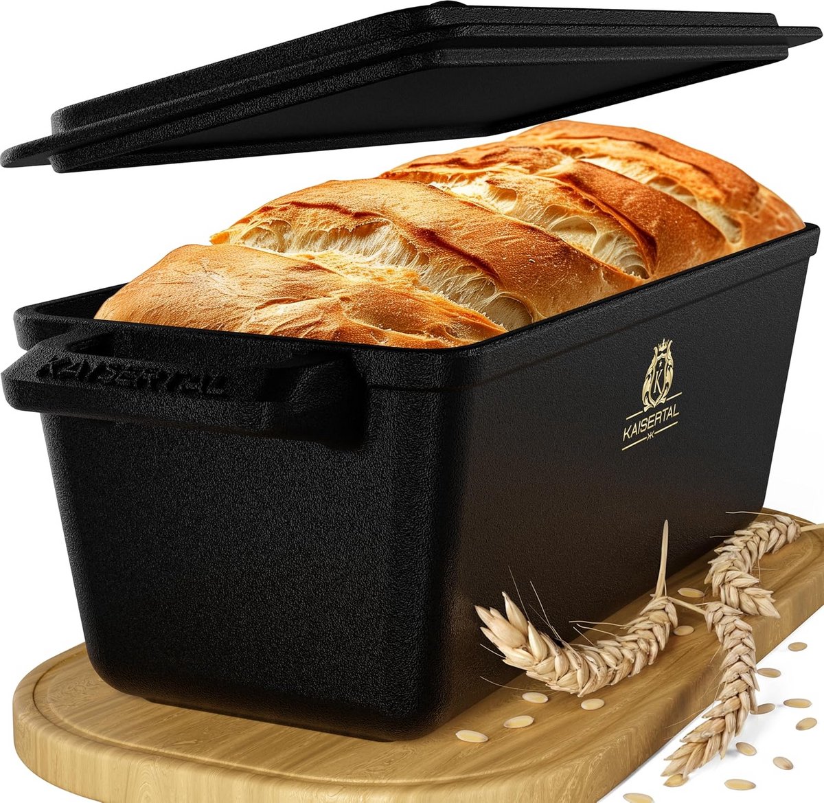 4-in-1 Broodtrommel met Deksel voor Broodbakken en Stoven