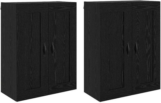 Wandkast 80x42,5x64 cm bewerkt hout betongrijs | -nl