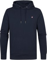 Petrol Industries Hoodie Heren - Trui met Capuchon - Kangoeroezak - 95% Katoen, 5% Elastaan - Comfortable Sweater Mannen - Blauw - Maat S