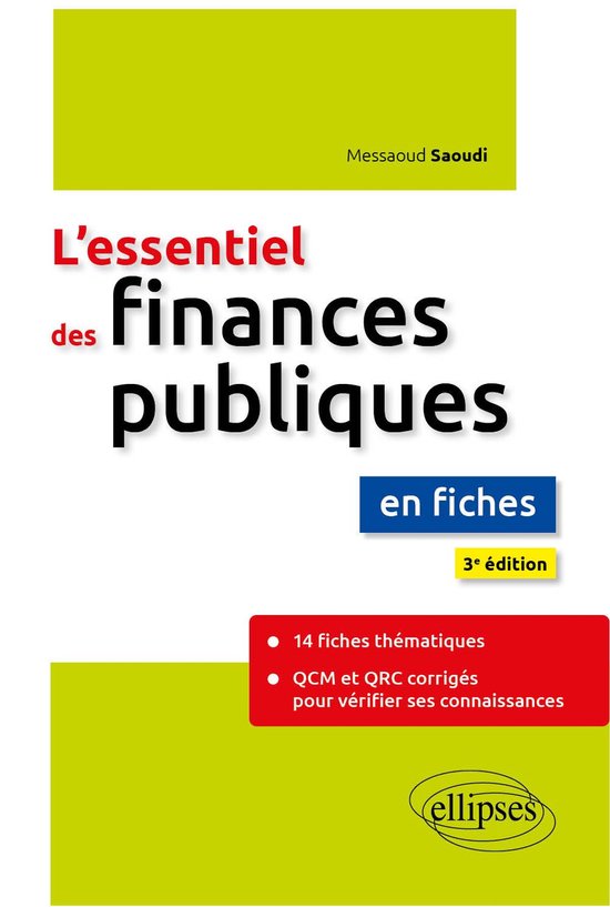 L'essentiel des finances publiques en fiches - cover